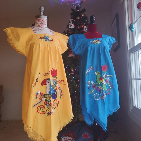 Dresses, maxi, embroidered fiesta, Spanish craft - Picture 2 of 4